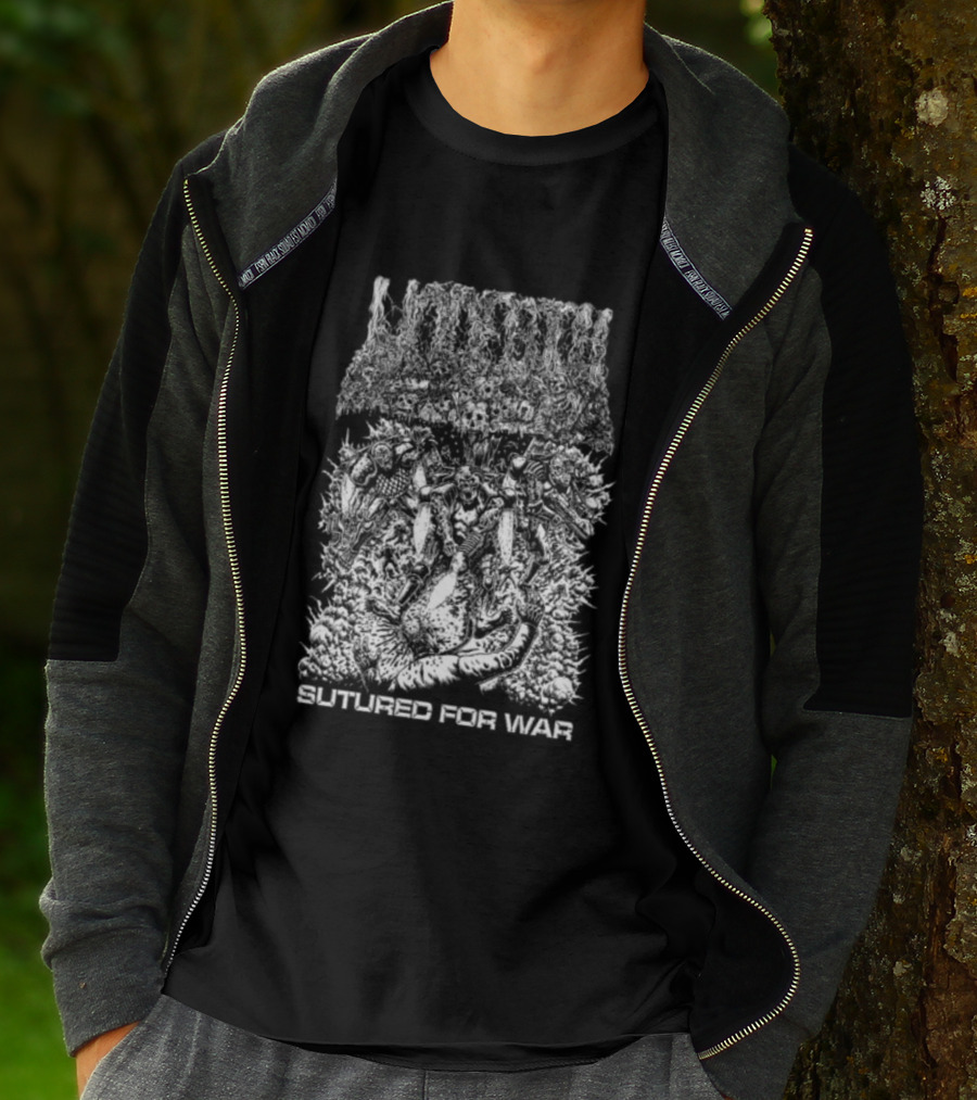 Undeath Sutured For War Metal Shop T-Shirt
