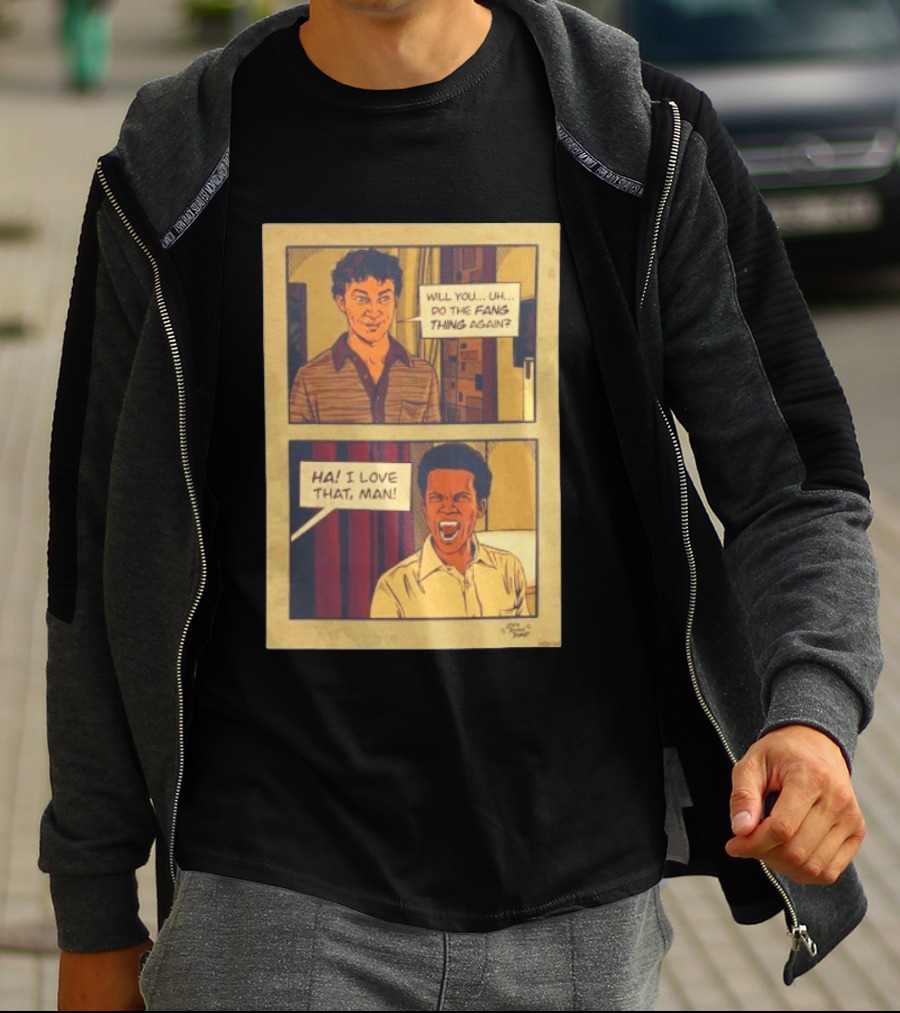 Interview With The Vampire Fang Thing Comic Panel Ha I Love That Man T-Shirt