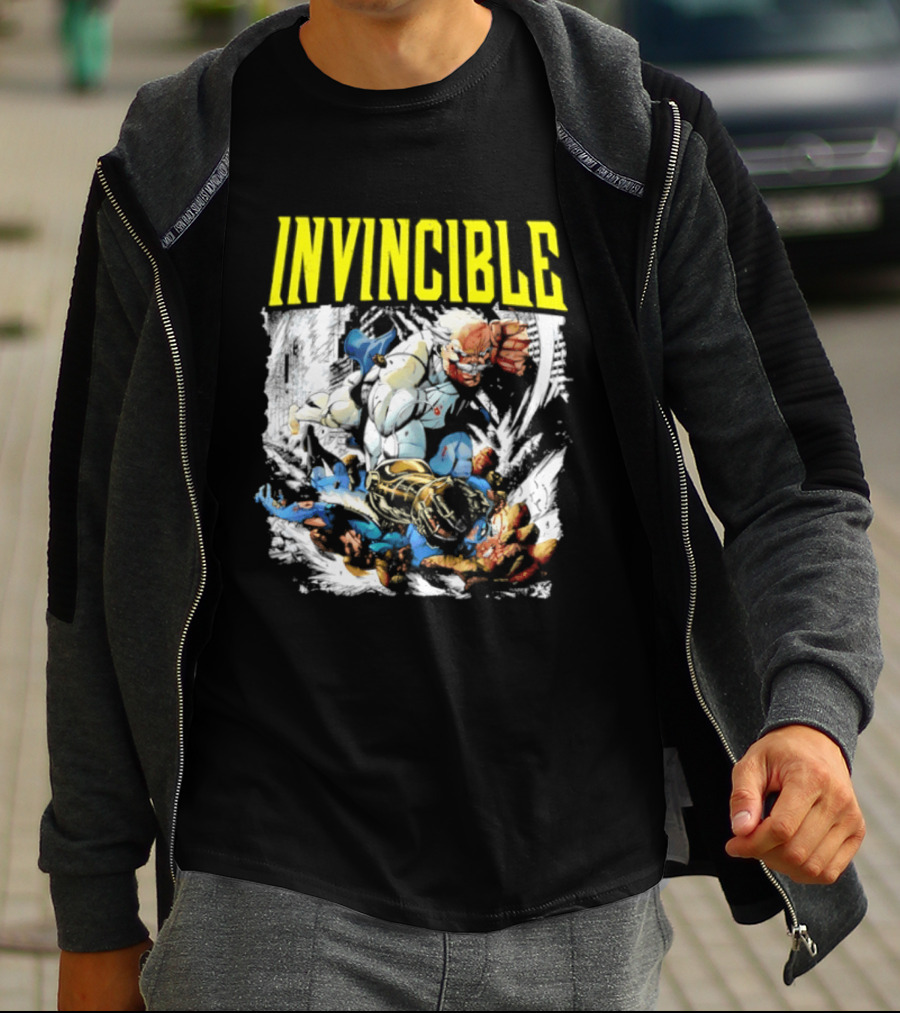 Invincible Thragg Vs Omni Man Epic Battle Comics T-Shirt