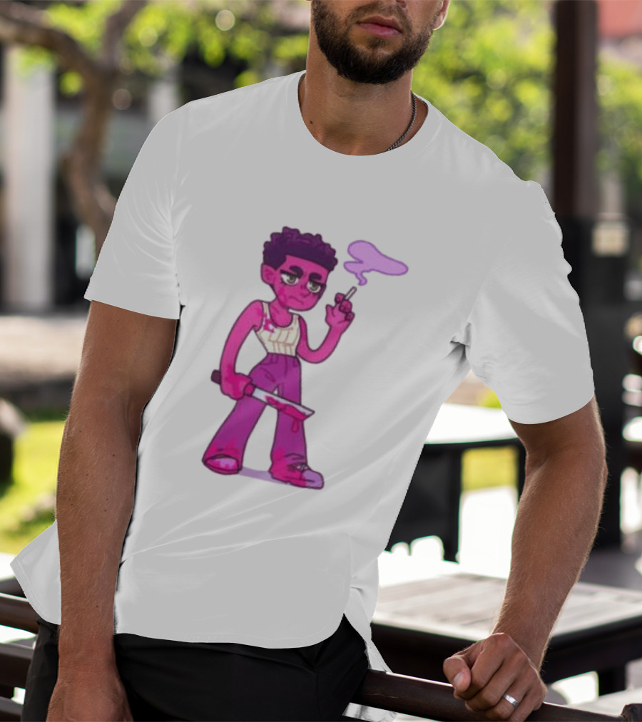 Amc Shop Interview With The Vampire Very Merry Mart Louis Smoking Knife T-Shirt