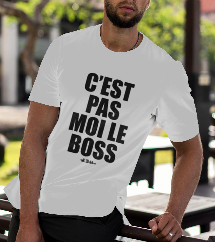 Orelsan C'est Pas Moi Le Boss Text Clothing T-Shirt