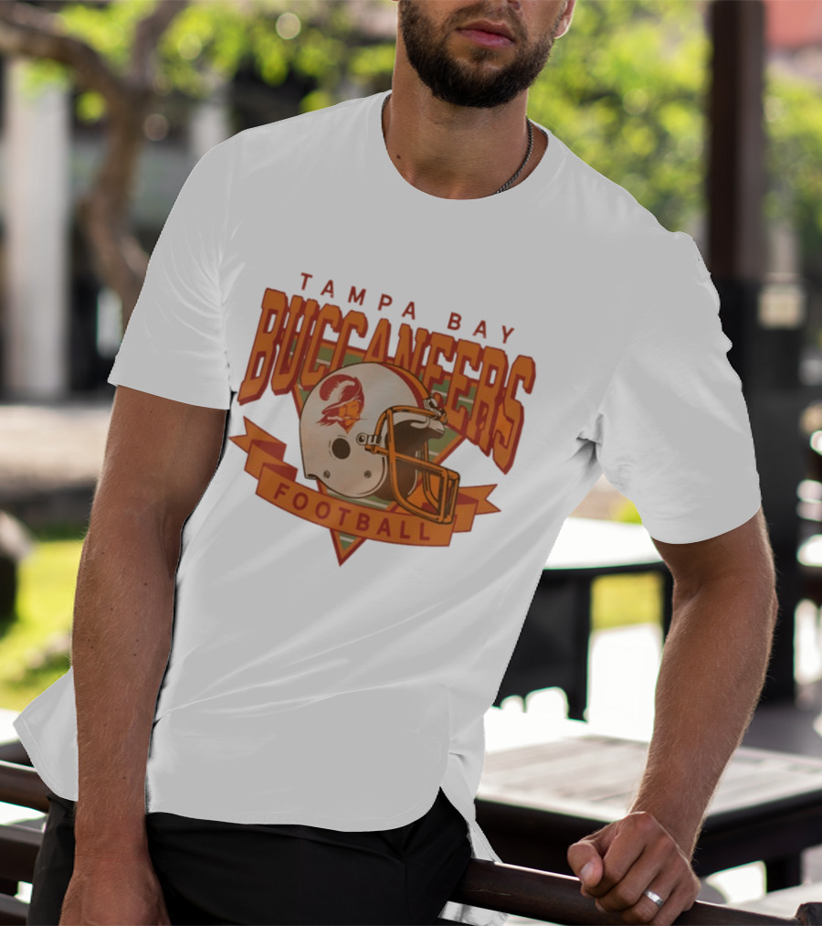 Tampa Bay Buccaneers Football Helmet T-Shirt