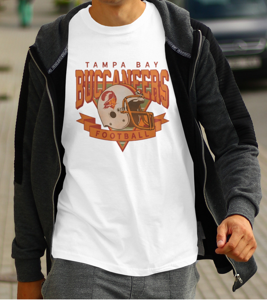 Tampa Bay Buccaneers Football Helmet T-Shirt