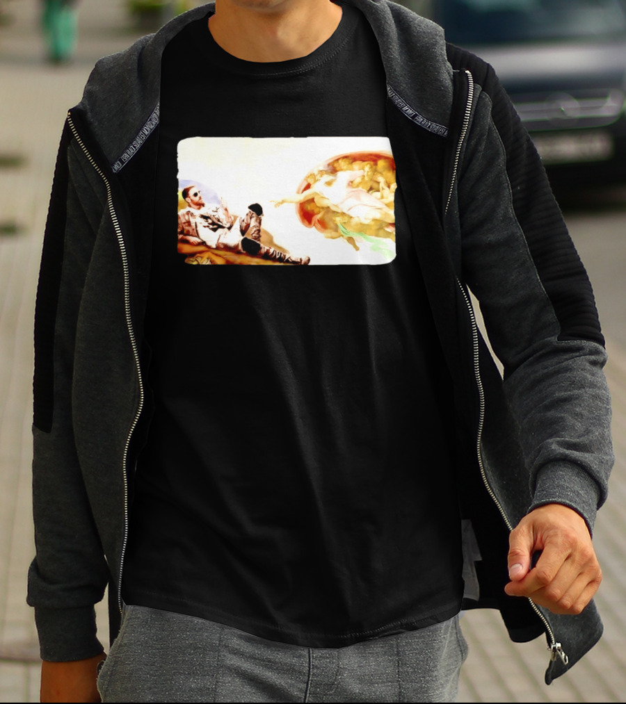 AEW Orange Cassidy The Creation Of Adam T-Shirt
