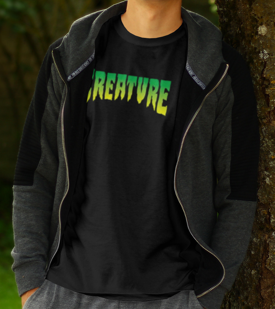 Bingo Store Creature Mens Green Yellow Gradient T-Shirt