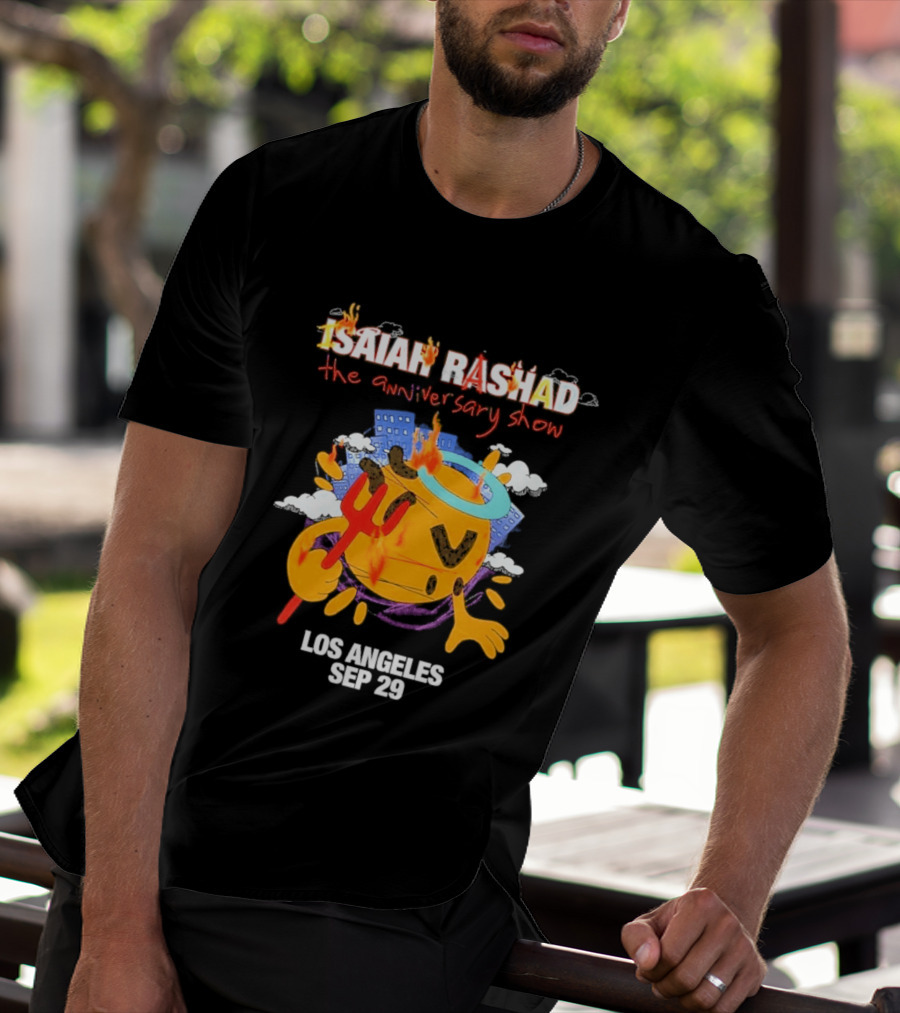 Isaiah Rashad The Anniversary Show Los Angeles Sep 29 T-Shirt