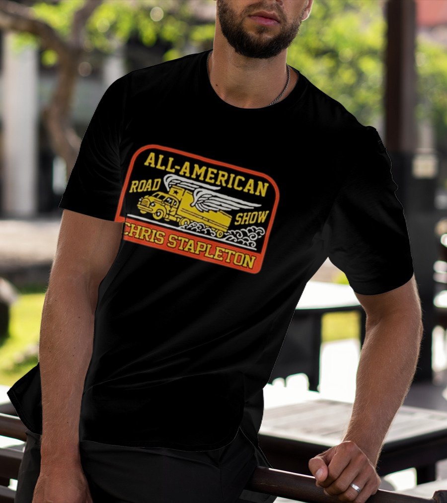 Chris Stapleton All American Road Show Winged Truck T-Shirt