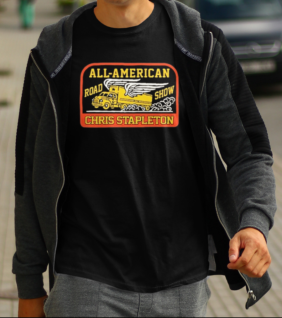 Chris Stapleton All American Road Show Winged Truck T-Shirt