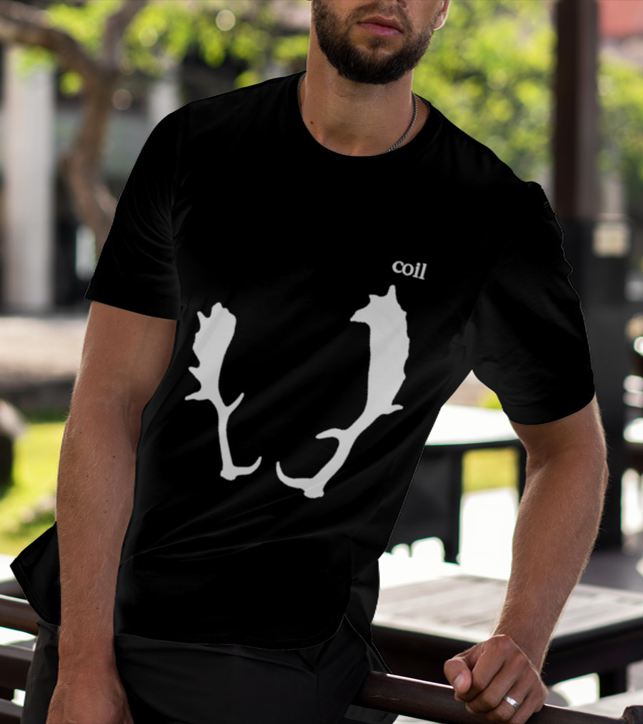 Coil Black Antlers T-Shirt