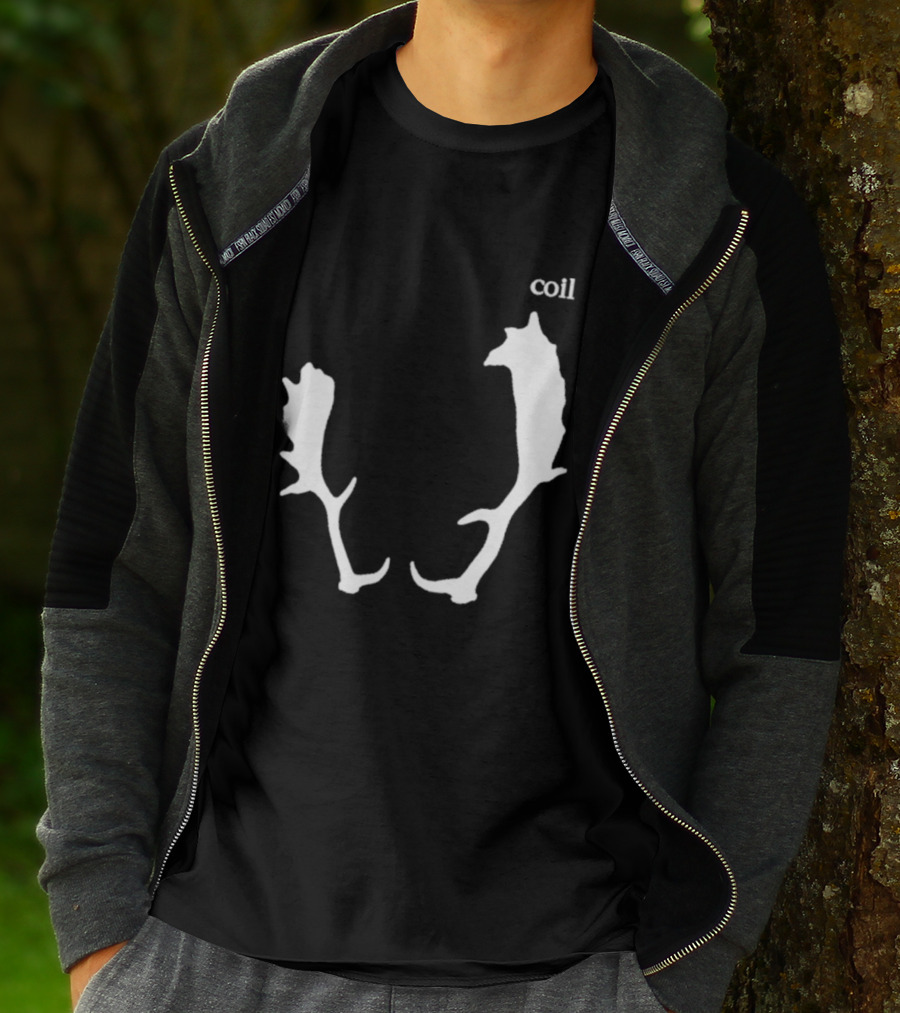 Coil Black Antlers T-Shirt