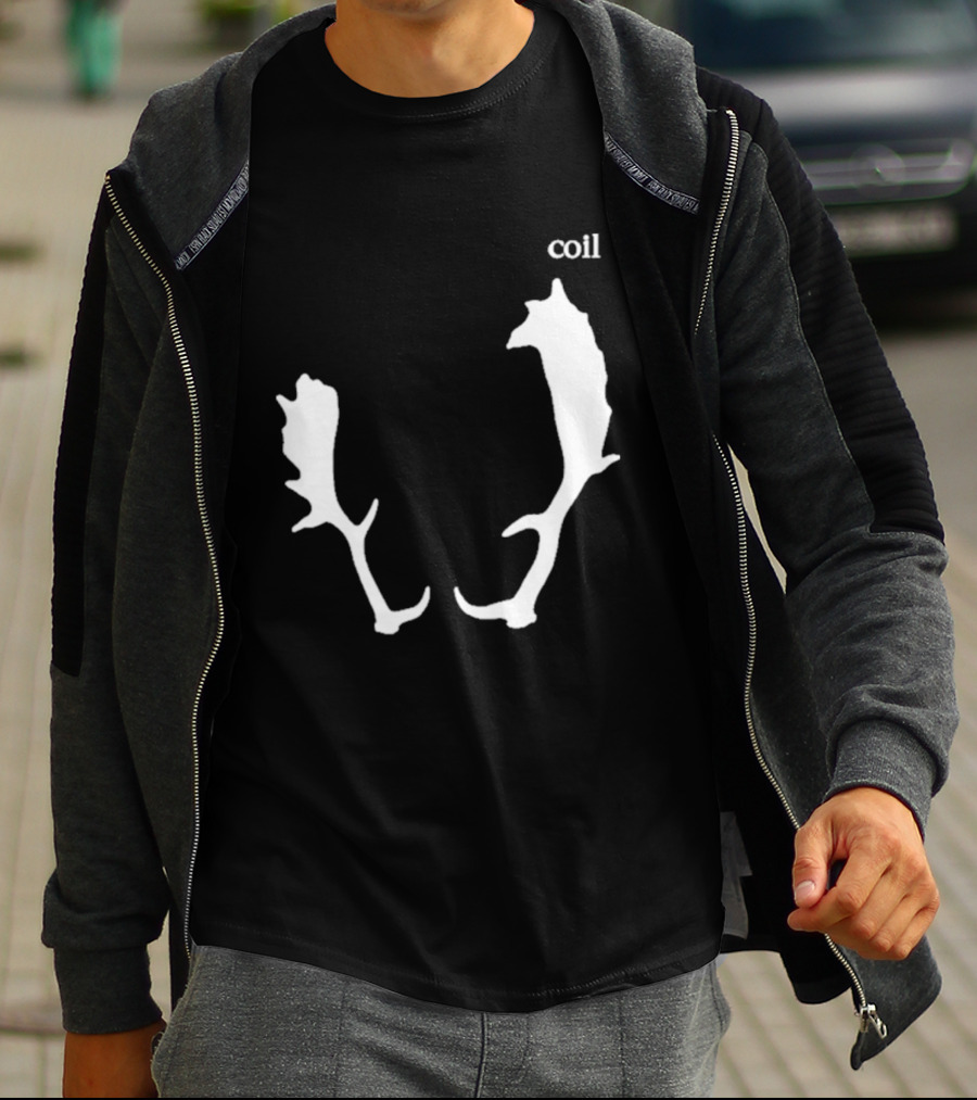 Coil Black Antlers T-Shirt