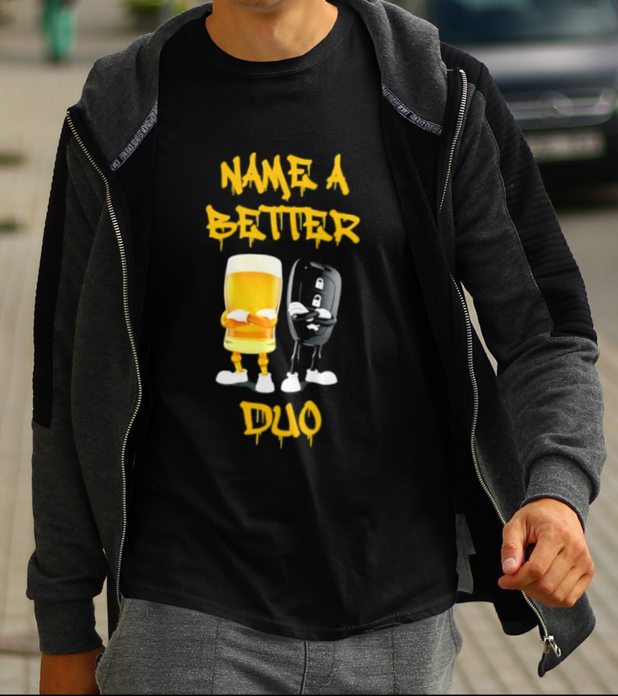 Name A Better Duo Beer And Car Key Challenge T-Shirt