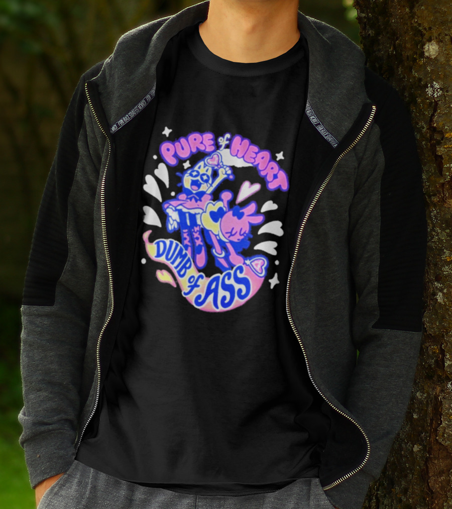 Pure Heart Dumb Of Ass Giraffalope Fun T-Shirt