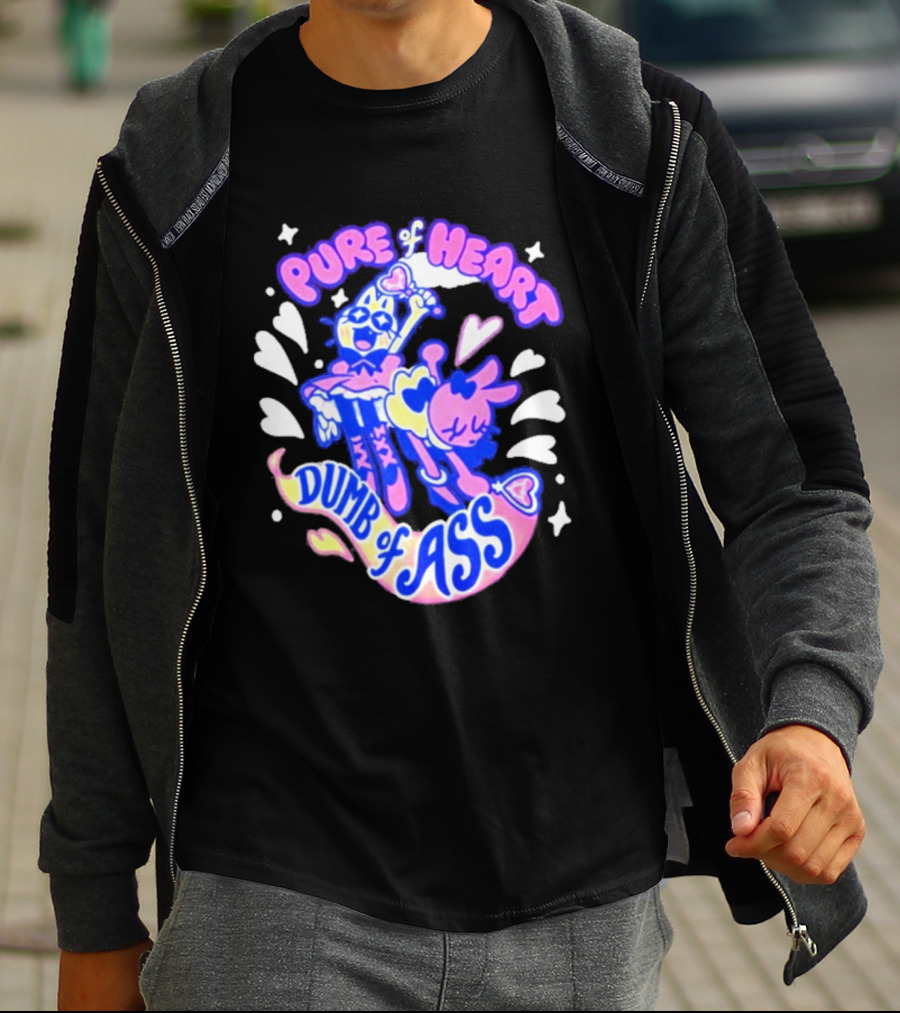 Pure Heart Dumb Of Ass Giraffalope Fun T-Shirt
