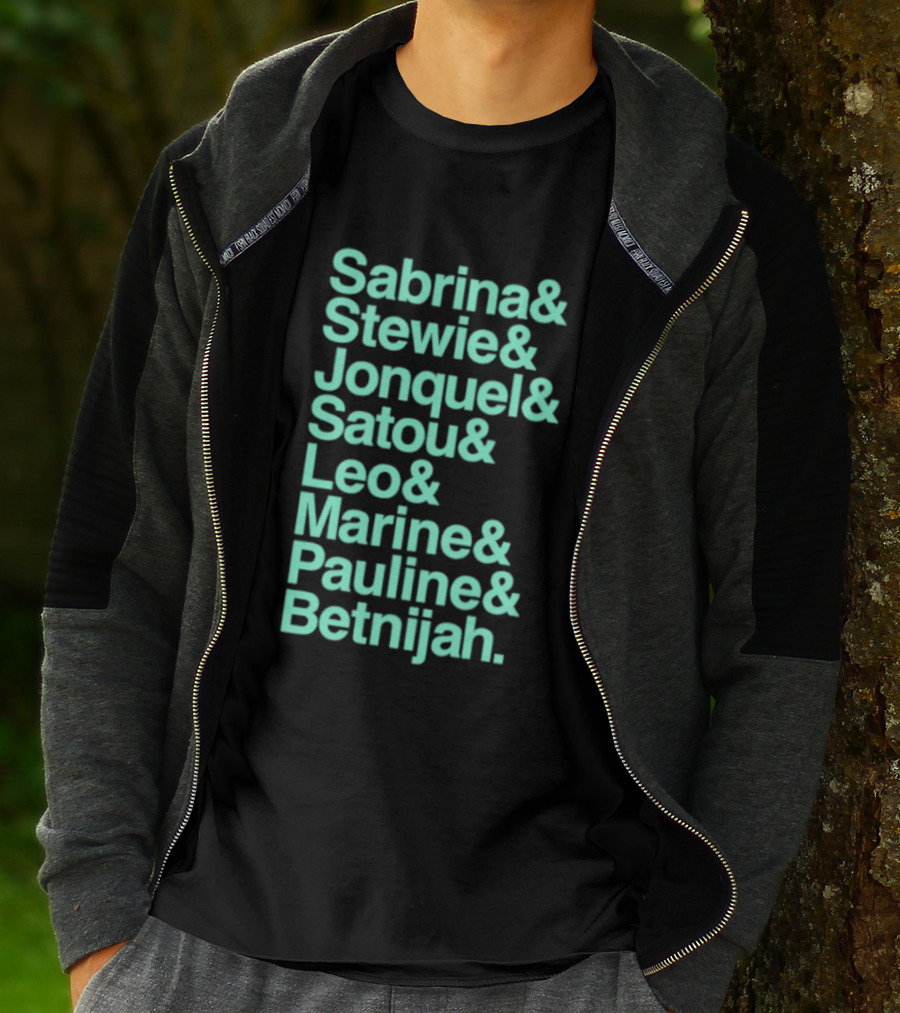 Sabrina Stewie Jonquel Satou Leo Marine Pauline Betnijah New York Liberty 2026 WNBA Players T-Shirt