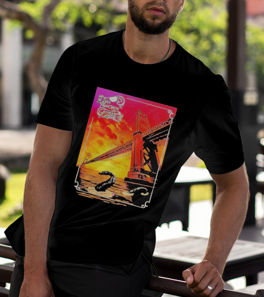 Phish The Spring Tour 2025 Bill Graham Civic Auditorium San Francisco April 22nd 23rdBridge T-Shirt