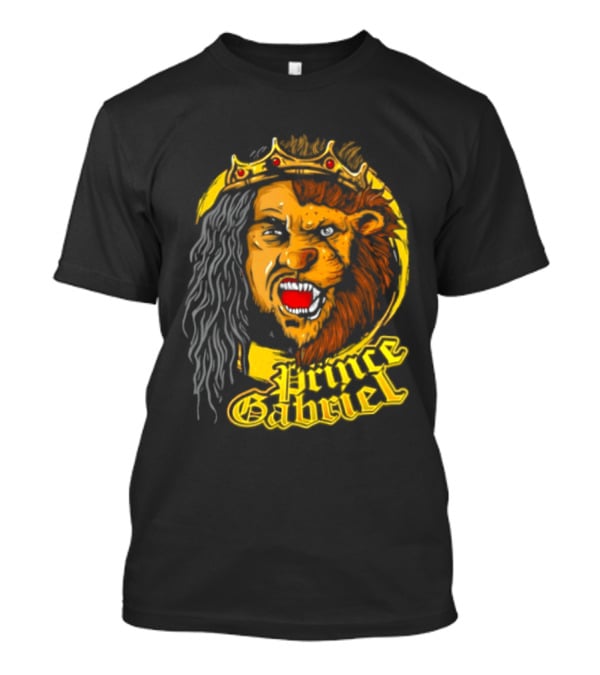Prince Gabriel Regal Lion Face Crown Majesty T-Shirt