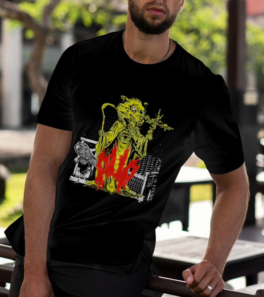 Pup Demon Prince Wizard Staff Fantasy T-Shirt