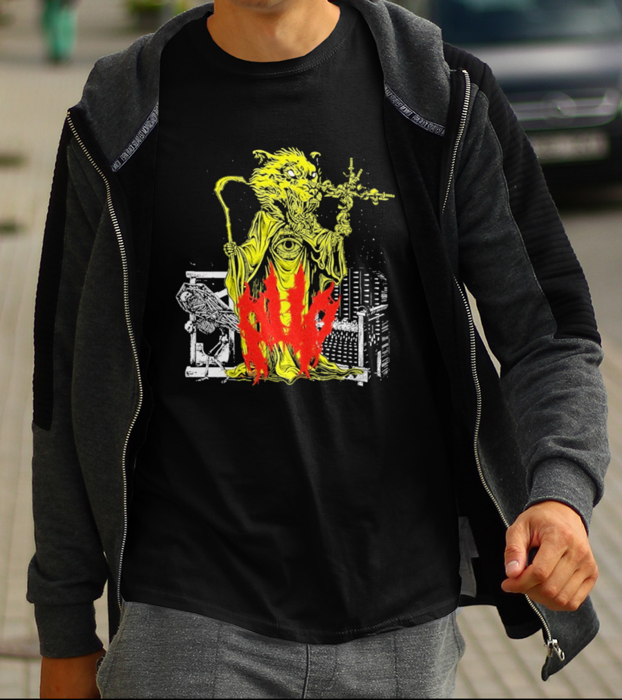 Pup Demon Prince Wizard Staff Fantasy T-Shirt