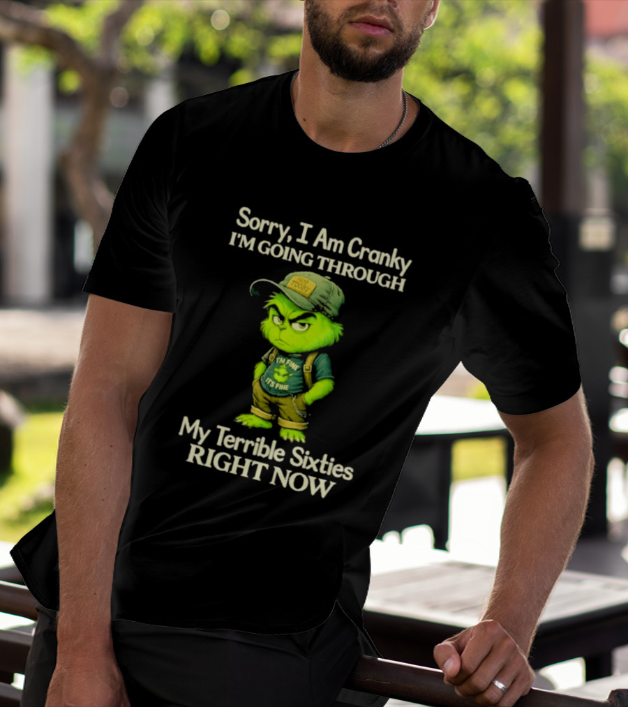 Sorry I Am Cranky I'm Going Through My Terrible Sixties Right Now T-Shirt