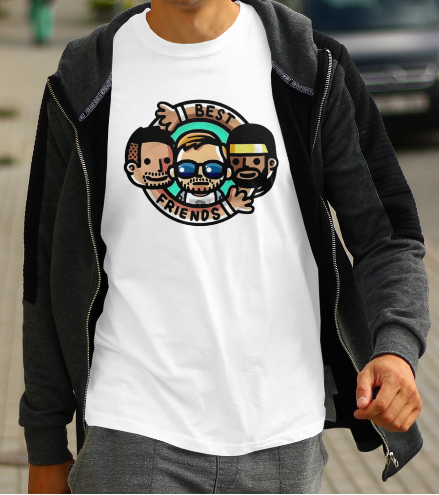 All Elite Wrestling Best Friends Cartoon Characters T-Shirt