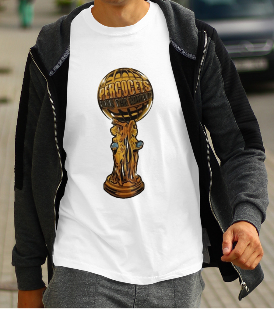 Percocets Run The World Trophy Statue T-Shirt
