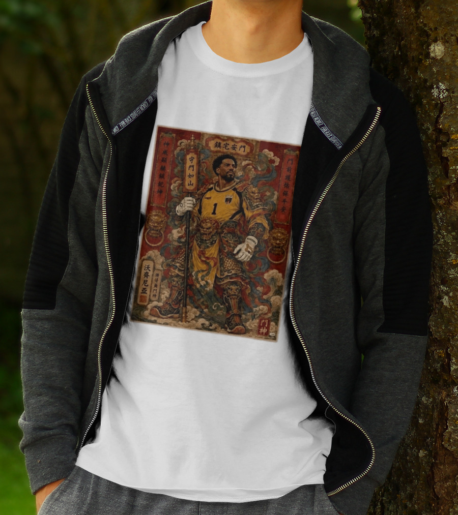 Cape Verde Goalkeeper Vozninha Door God Guardian T-Shirt
