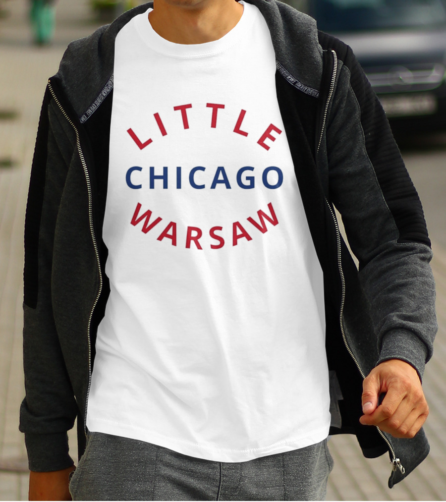 Chicago Little Warsaw Retro Style Arch T-Shirt