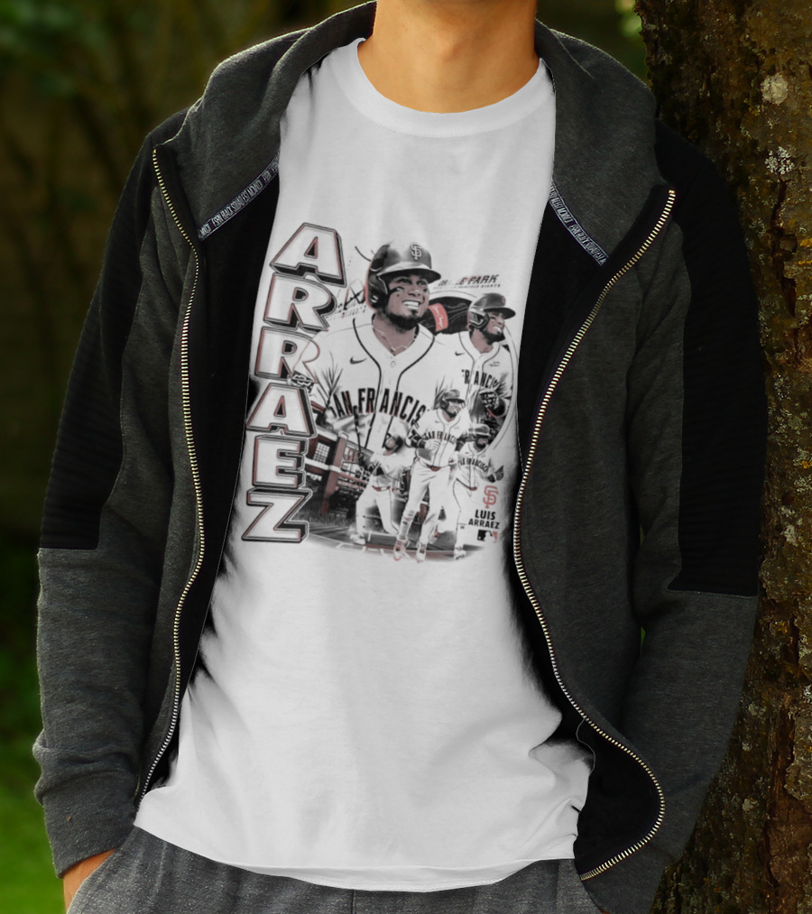 San Francisco Giants Luis Arraez MLB 2026 Collage T-Shirt