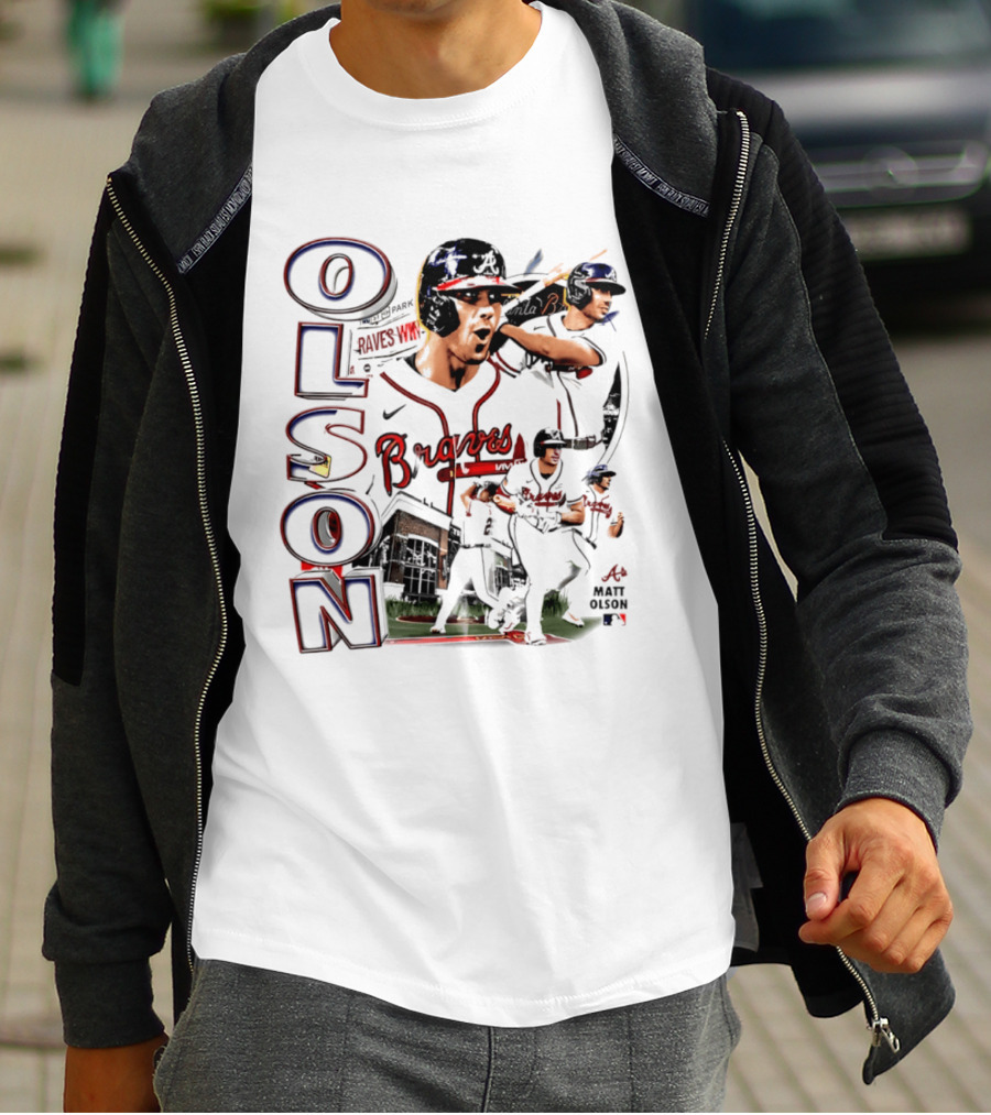 Matt Olson Braves 2026 MLB Collage Nike Swingman T-Shirt