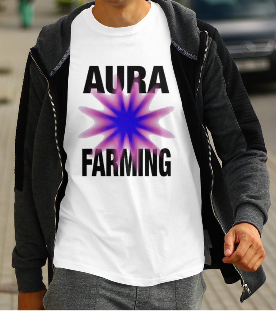 Farming Aura Starburst Energy Visual T-Shirt