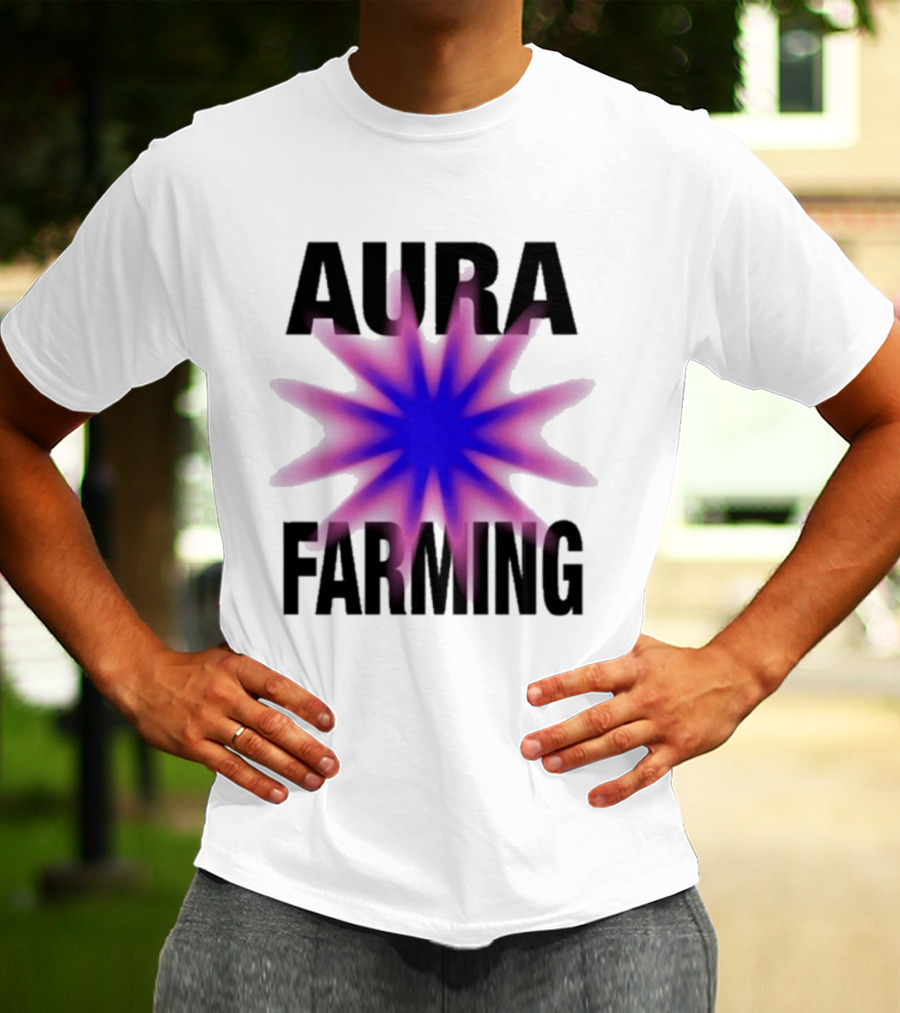 Farming Aura Starburst Energy Visual T-Shirt