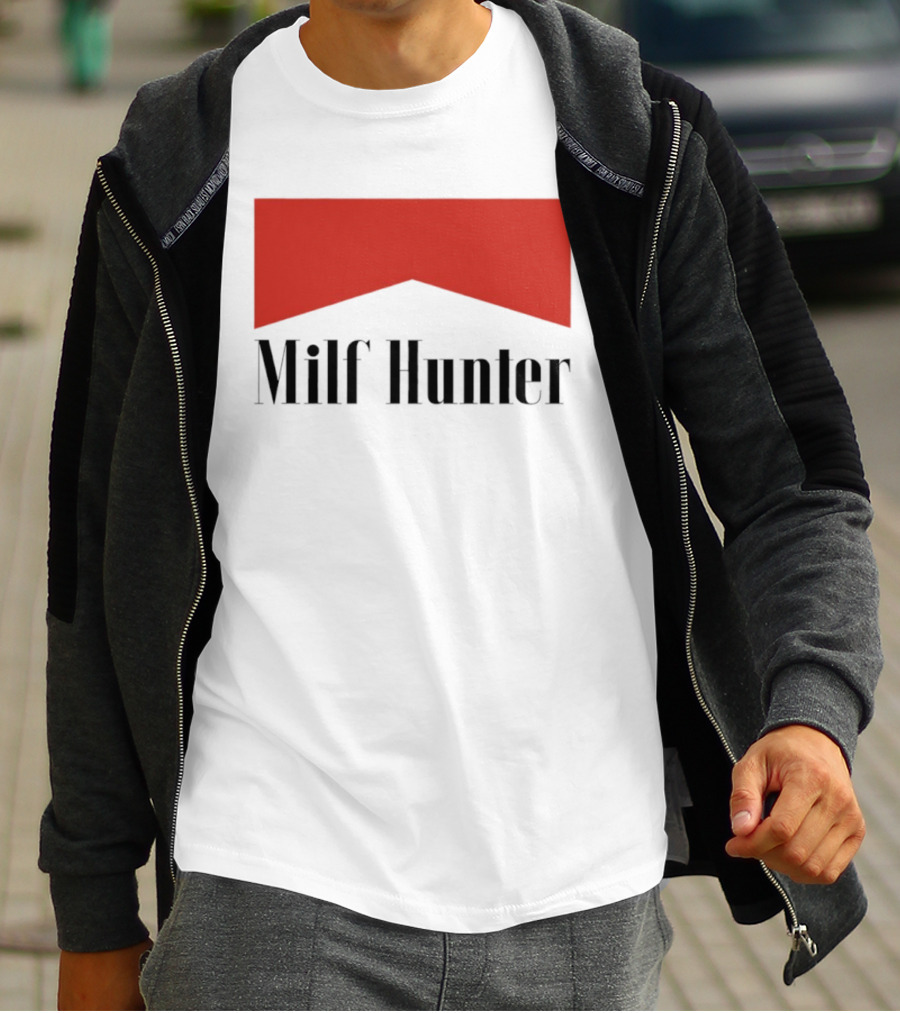 Milf Hunter Marlboro Red Crest T-Shirt