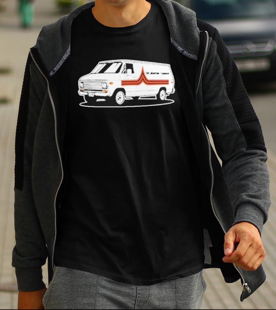 The Phantom Regiment Van Vintage White And Orange T-Shirt