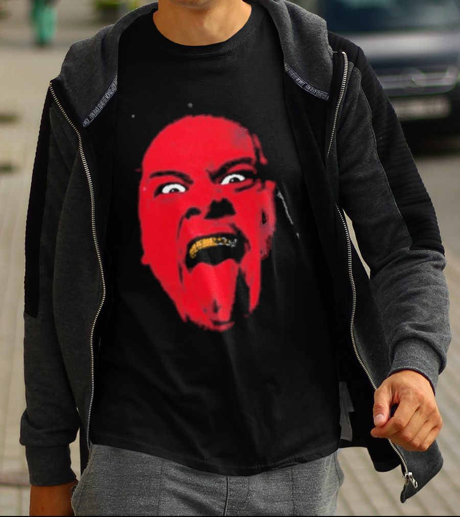 Zilla Fatu Distressed Wrestling Face T-Shirt