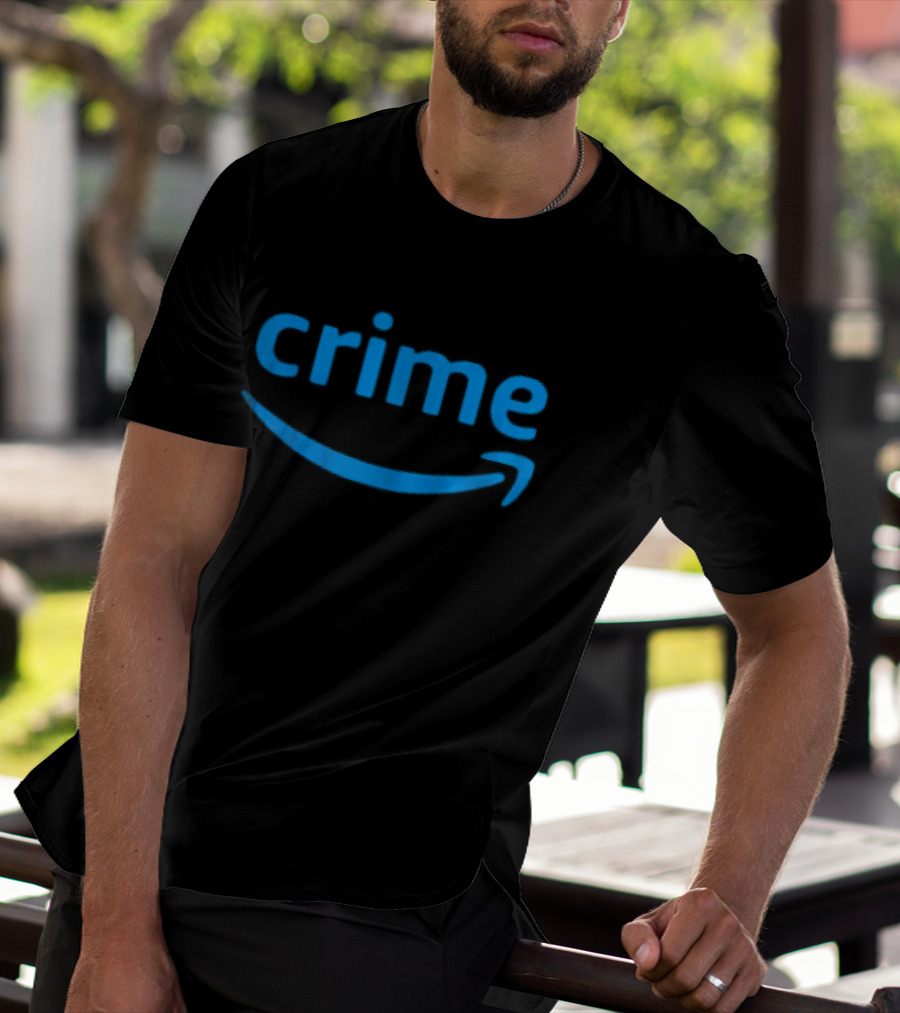 Amazon Prime Crime Parody Oversized T-Shirt