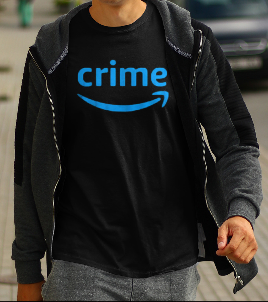 Amazon Prime Crime Parody Oversized T-Shirt