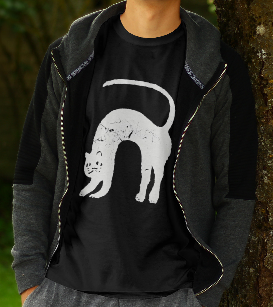 Angeltype Catvisu Arched Feline T-Shirt