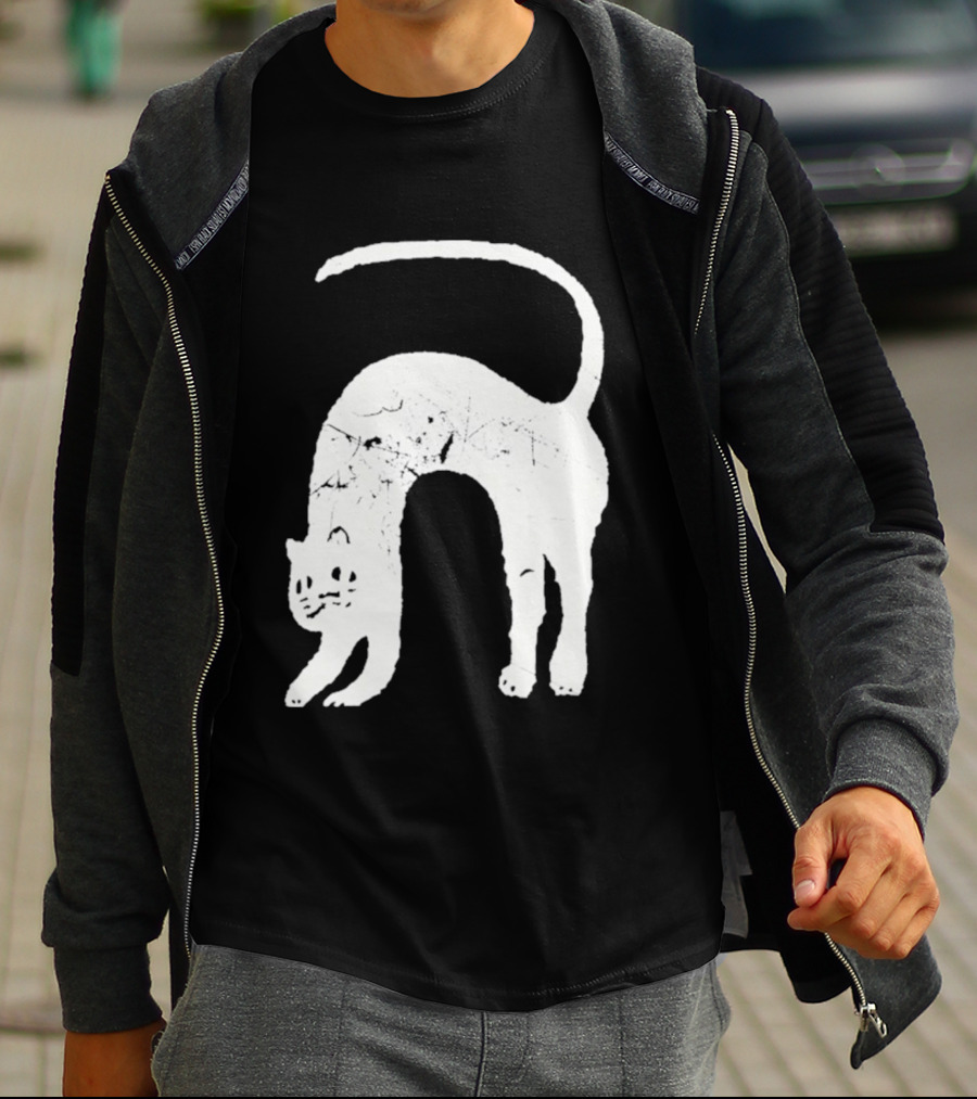 Angeltype Catvisu Arched Feline T-Shirt