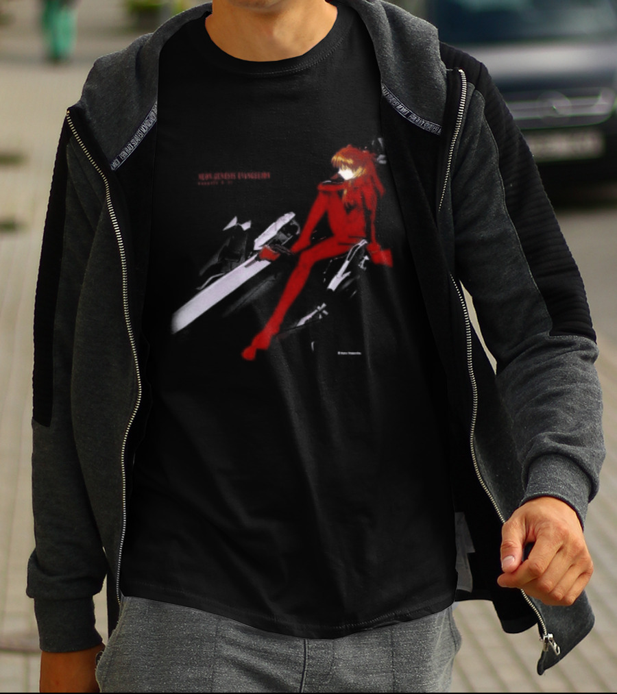 Asuka Langley Soryu Neon Genesis Evangelion Genesis 0 11 Bold Red T-Shirt