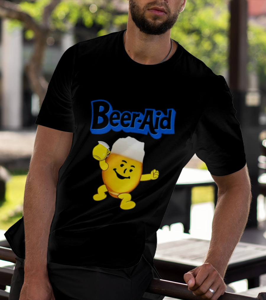 Beer Aid Kool Aid Beer Alcohol Party Humor T-Shirt
