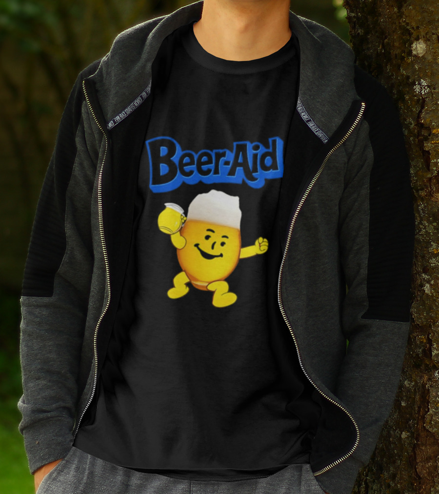 Beer Aid Kool Aid Beer Alcohol Party Humor T-Shirt