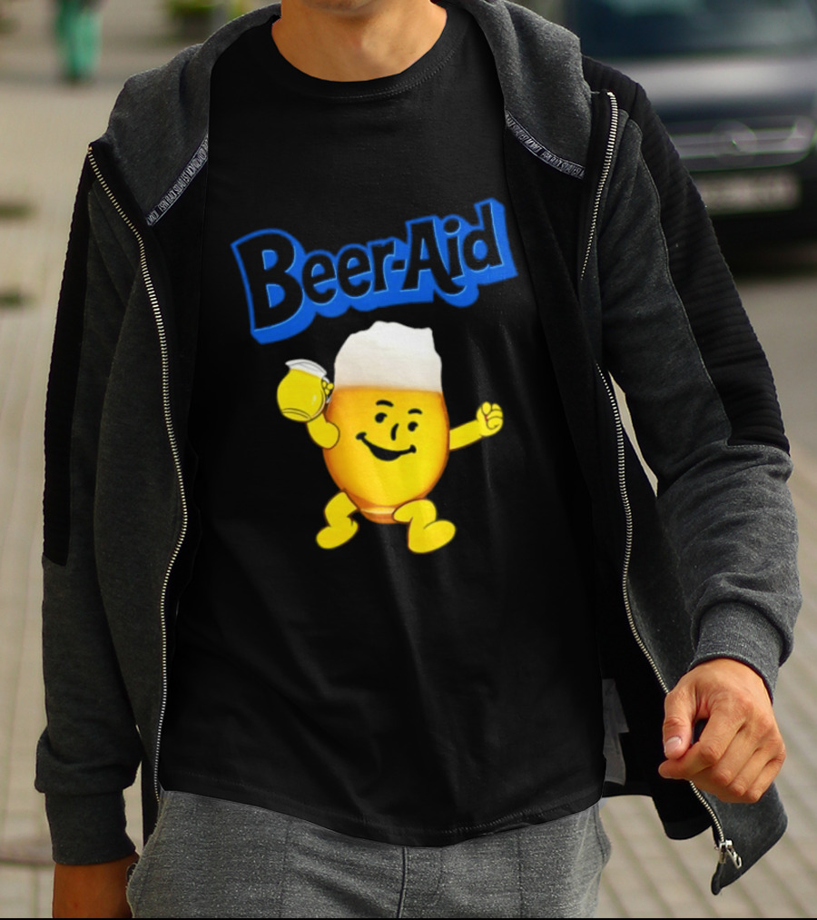 Beer Aid Kool Aid Beer Alcohol Party Humor T-Shirt