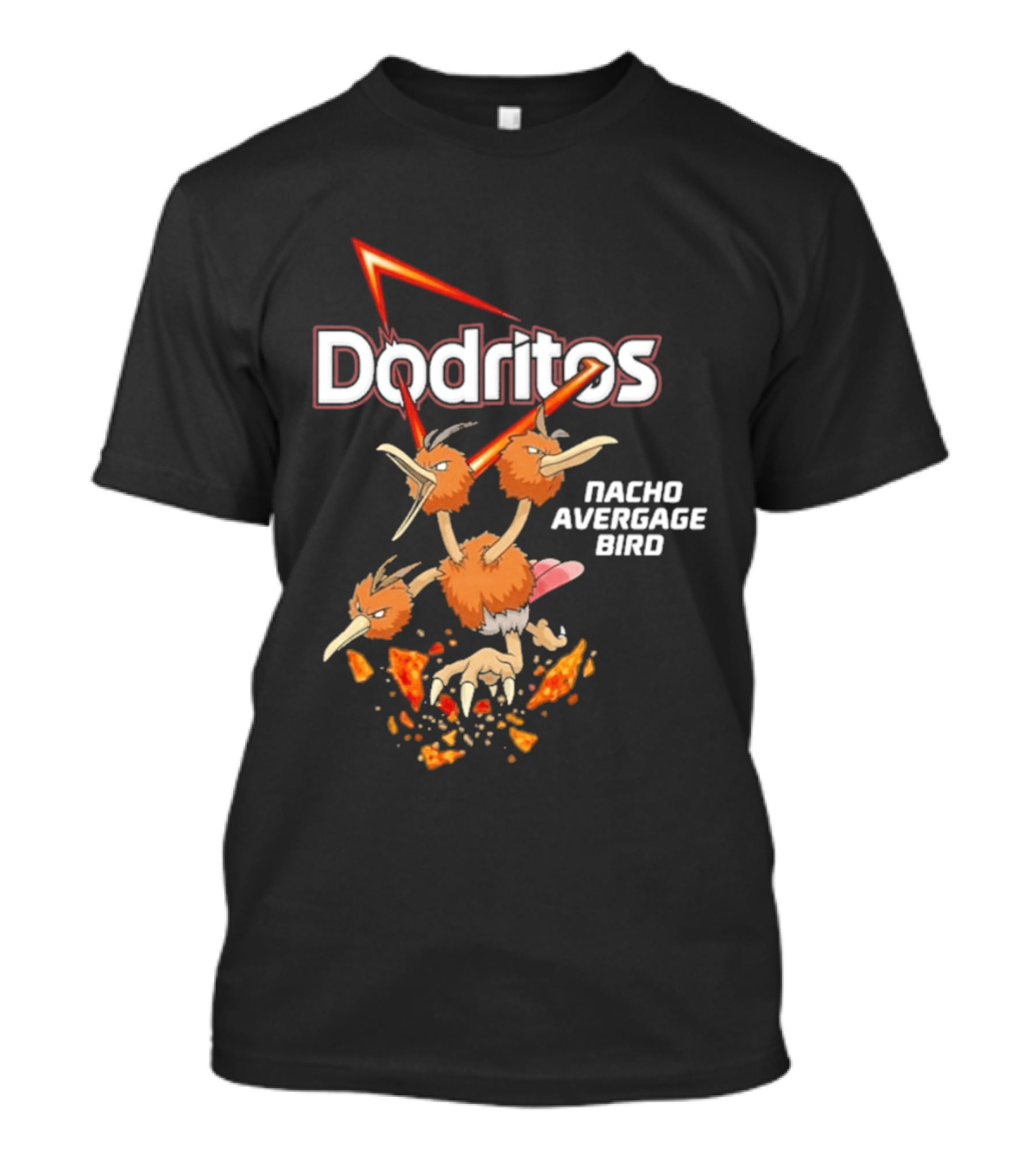 Dodritos Nacho AVERGAGE BIRD Pokemon T-Shirt
