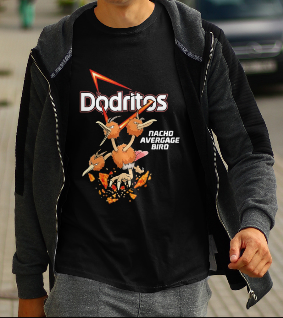 Dodritos Nacho AVERGAGE BIRD Pokemon T-Shirt