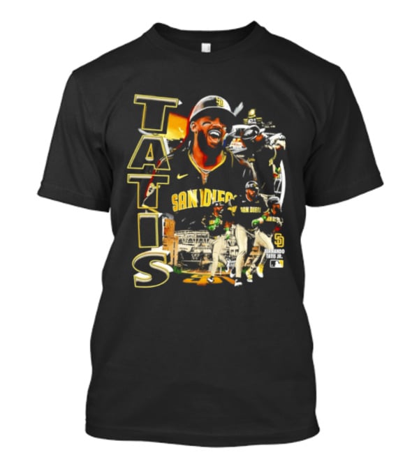 San Diego Padres Tatis Jr. 2026 MLB Collage T-Shirt