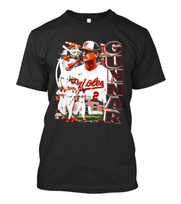 Gunnar Henderson Baltimore Orioles MLB 2026 Collage T-Shirt