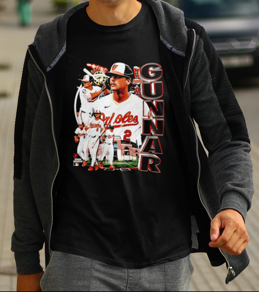 Gunnar Henderson Baltimore Orioles MLB 2026 Collage T-Shirt