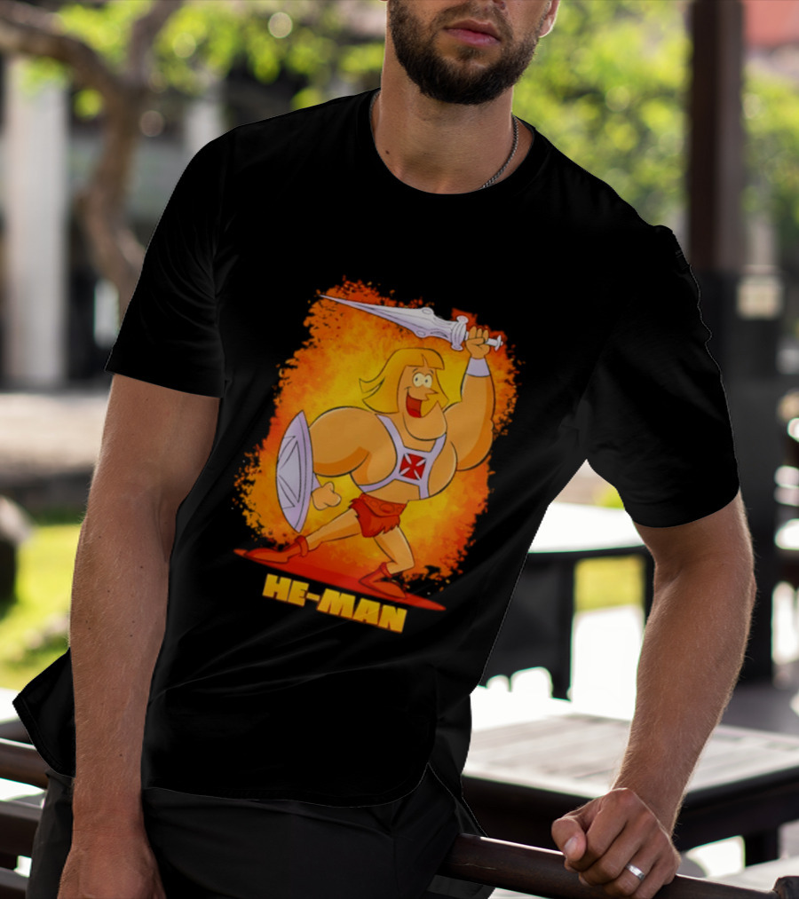 He Man Power Sword Masters Of The Universe Retro 80s T-Shirt