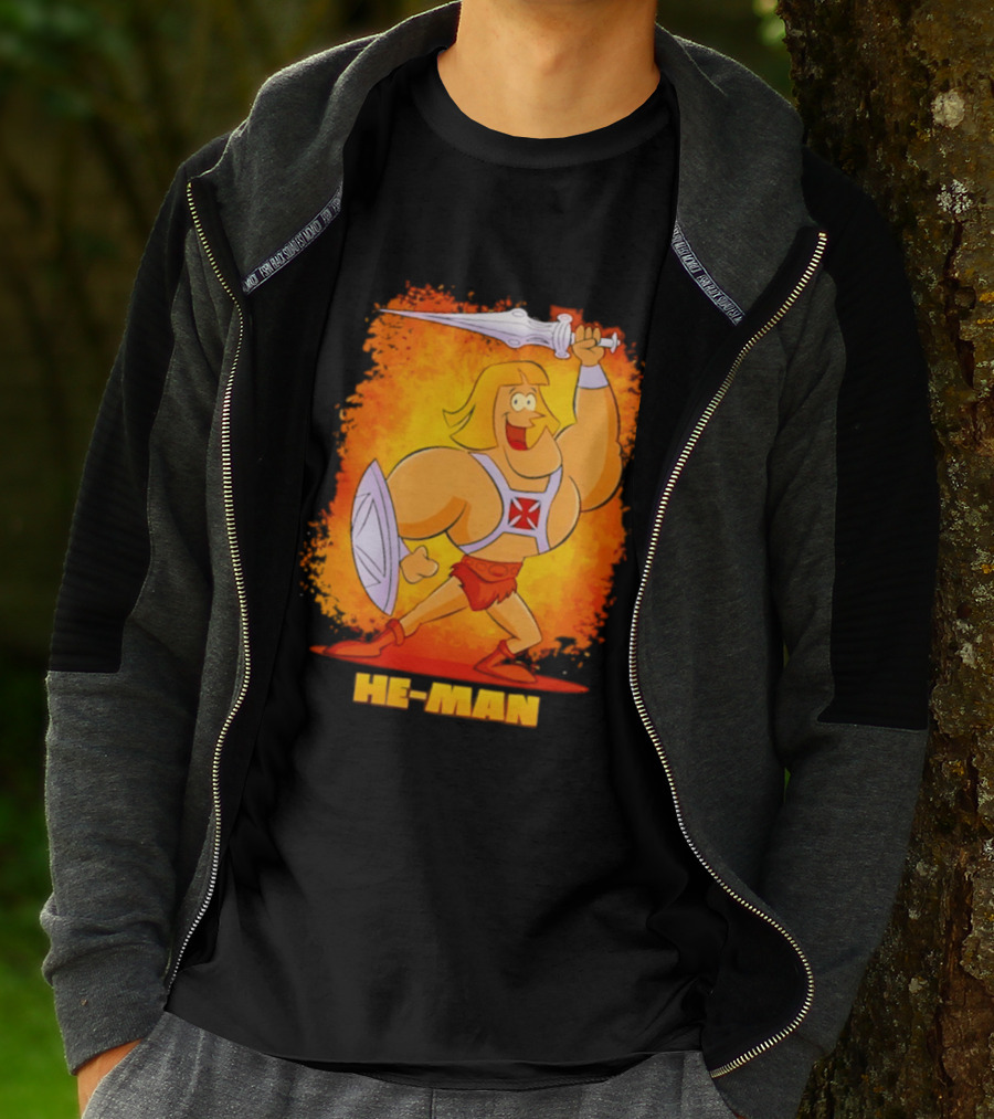 He Man Power Sword Masters Of The Universe Retro 80s T-Shirt